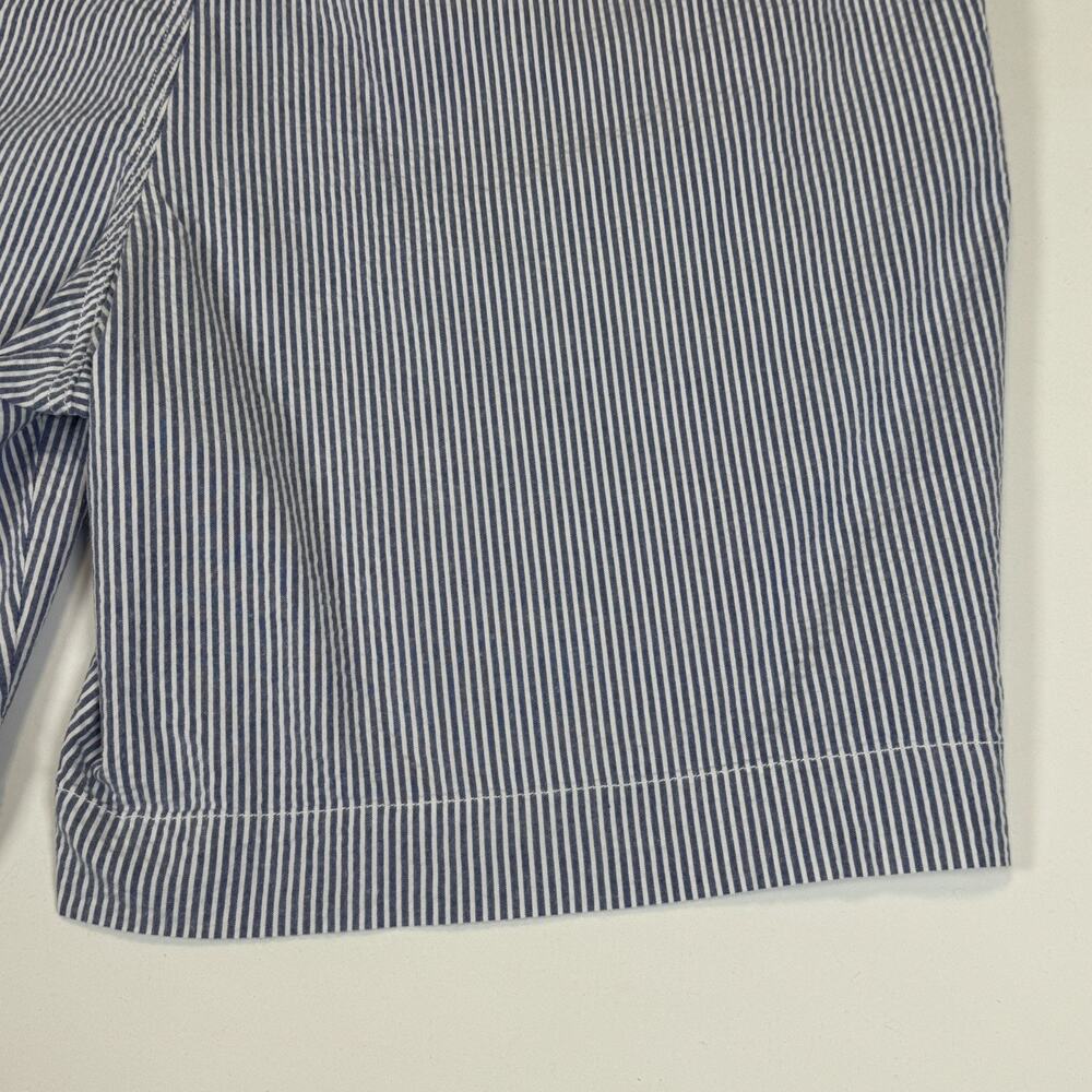 Polo Ralph Lauren Mens Blue White Seersucker Striped Preppy Stretch Shorts Sz 40 - Picture 5 of 15